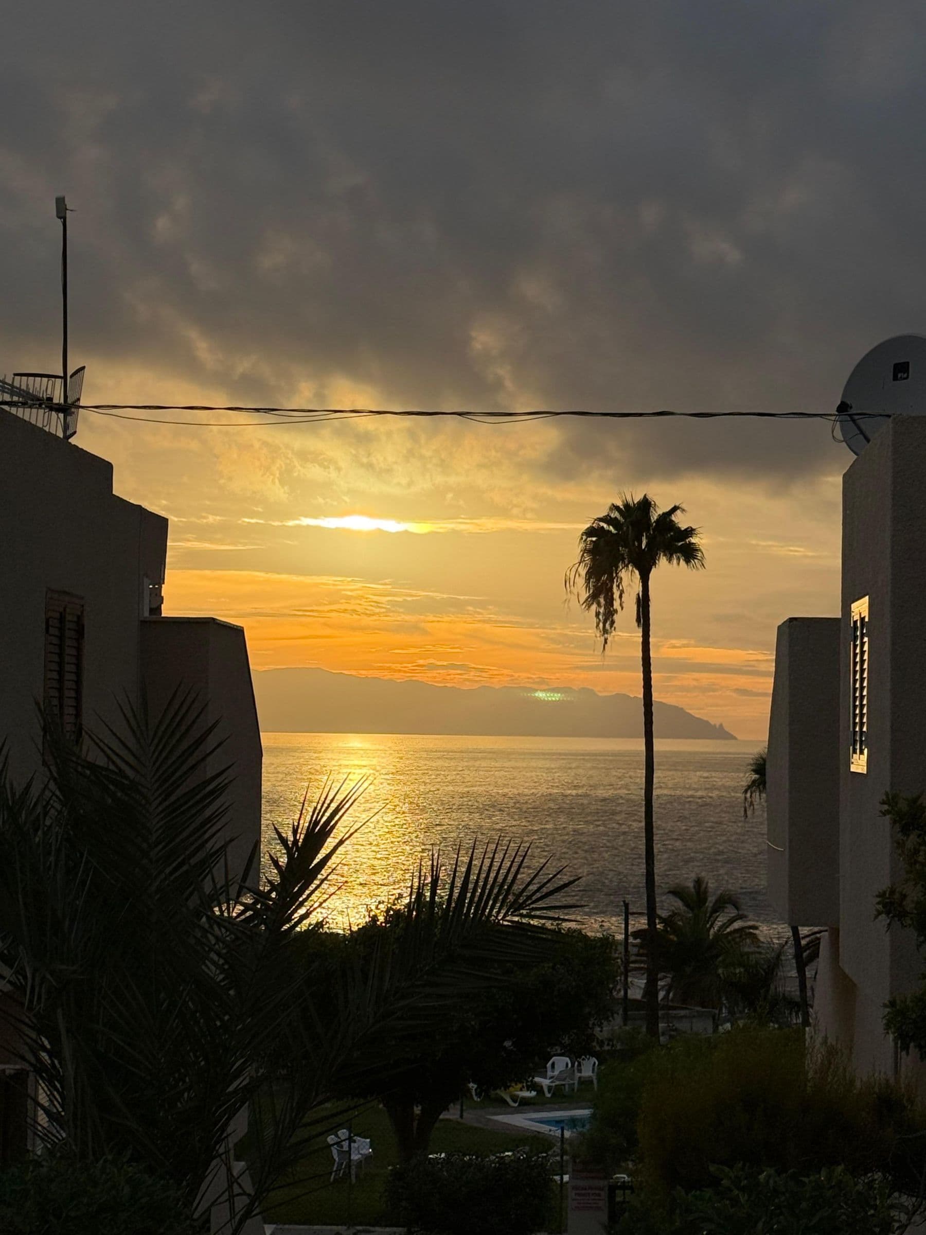 Evening mood over the sea