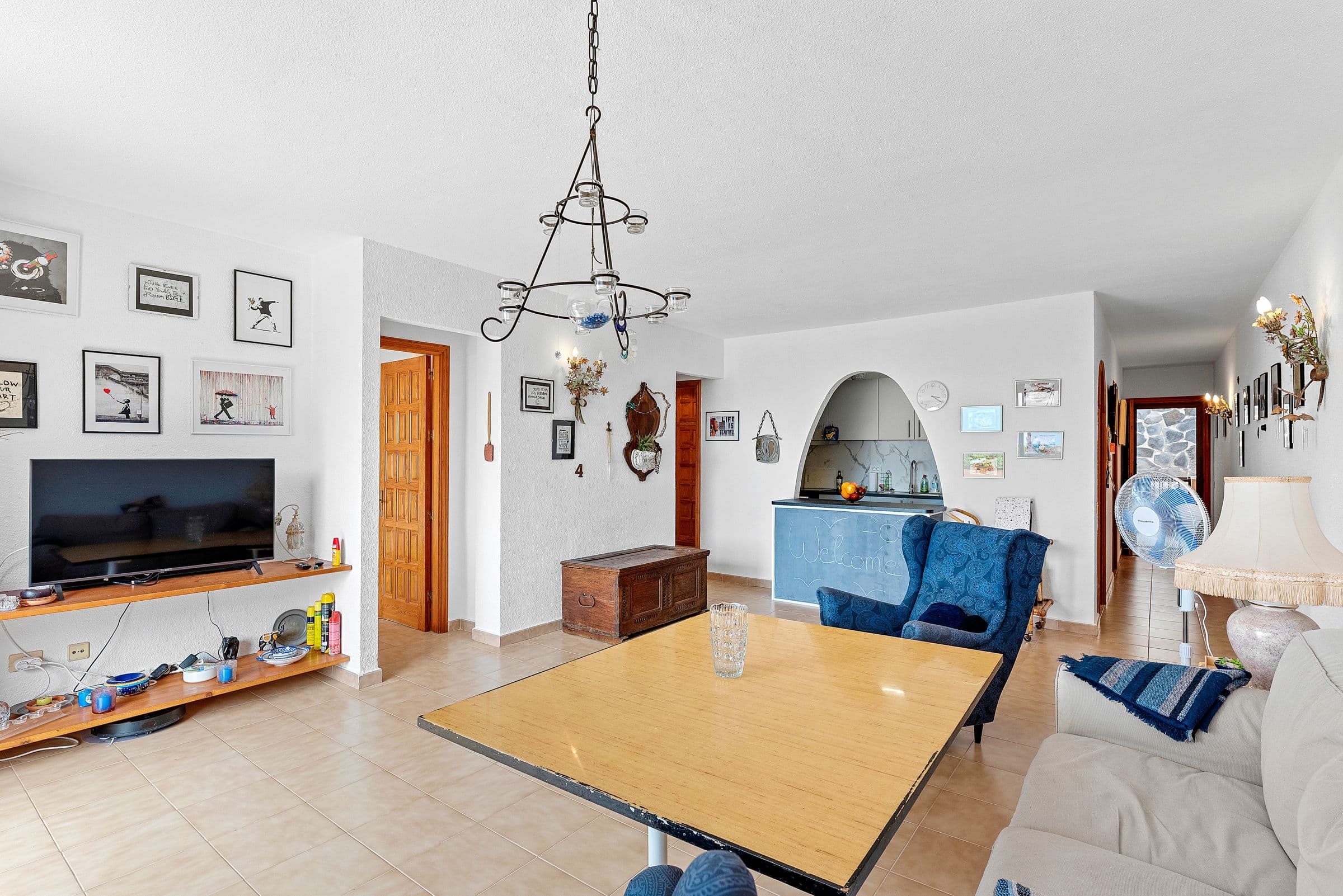 Living and dining area